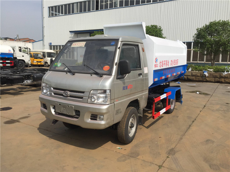 福田馭菱3方掛桶式垃圾車-3立方掛桶式垃圾車