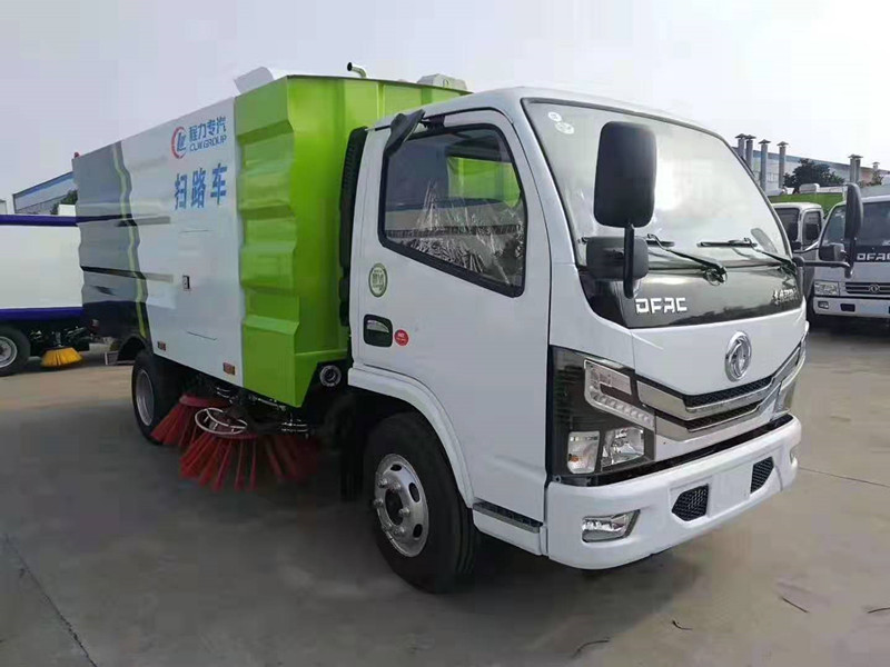 國六東風(fēng)6方掃路車 朝柴130馬力 掃路神器 無稅 包送上門 可分期-湖北程力