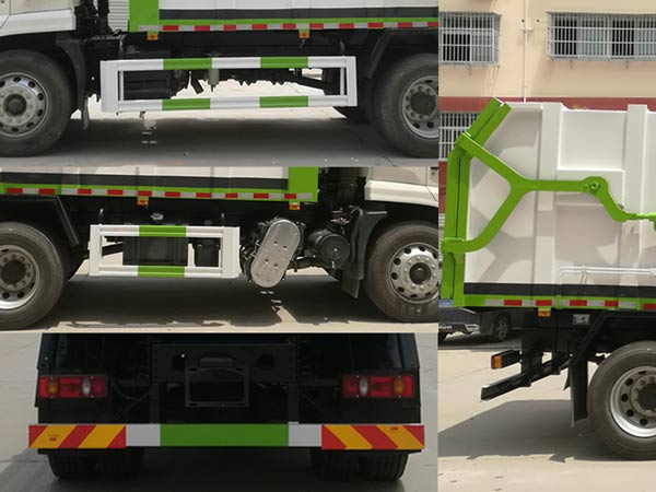 程力威牌CLW5161ZDJD6型壓縮式對(duì)接垃圾車