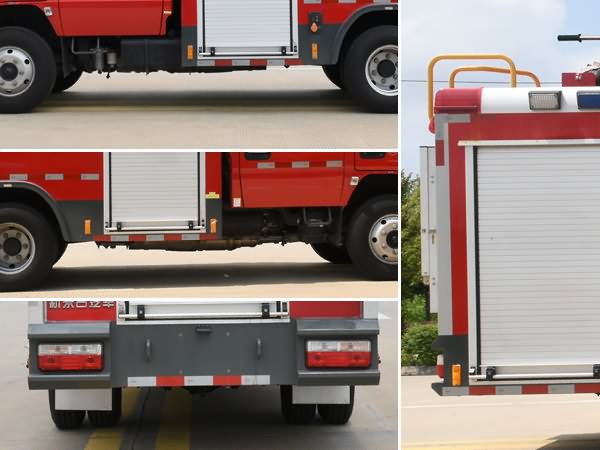 新東日牌YZR5070GXFSG20/E6型水罐消防車