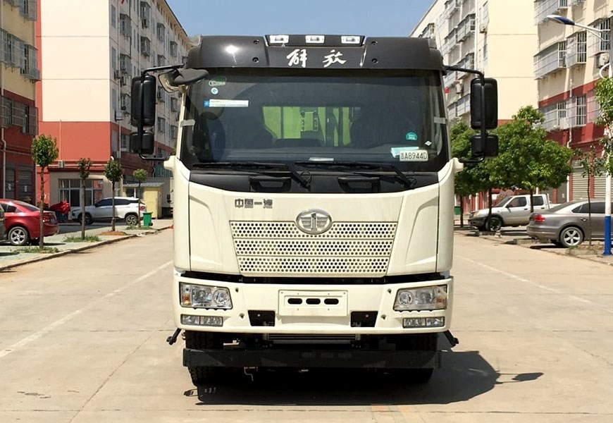 一汽解放國六壓縮垃圾車-國六解放壓縮垃圾車廠家報價-程力集團